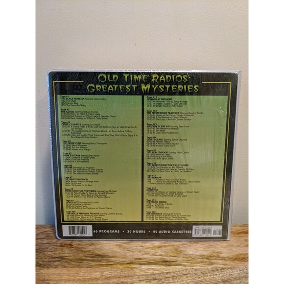 Old Time Radio's Greatest Mysteries 60 Programs, 30 Hours, 20 Cass - Picture 2 of 9